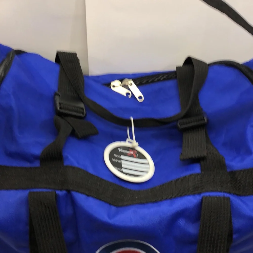 Tournamax Chicago Cubs Logo Duffle Bag Blue 22”
